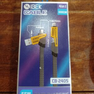 CABLE USB MALLADO 4 EN 1