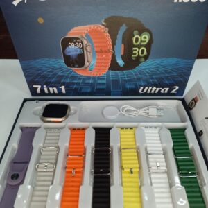 COMBO RELOJ SMARTWATCH 2 ULTRA + 7 MALLAS