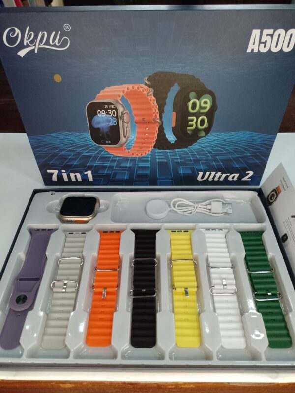 COMBO RELOJ SMARTWATCH 2 ULTRA + 7 MALLAS