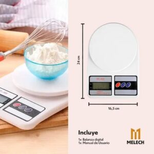 BALANZA DIGITAL DE COCINA 10 Kg.