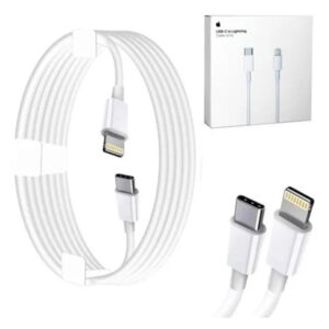 CABLE IPHONE USB-C LIGHTNING 2 MTS