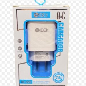 CARGADOR CABEZAL ADAPTADOR PUERTO USB + TYPE C 15W+18W IBEK