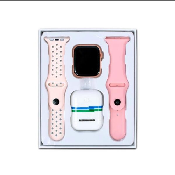 RELOJ SMARTWATCH W26 PRO MAX/ 2 MALLAS + AURICULAR - Imagen 2