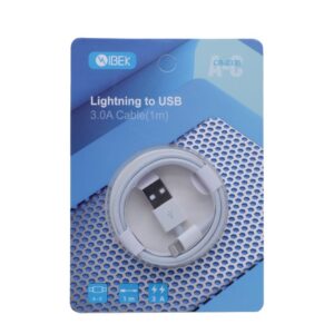CABLE IPHONE LIGHTNING A USB 3.0A 1M IBEK