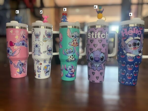 VASO CON MANIJA "STITCH" 1200ML