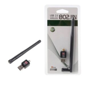ADADTADOR USB A WIFI 1200 MBPS CON ANTENA