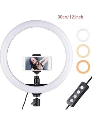 ARO DE LUZ LED USB 30CM SIN TRIPODE