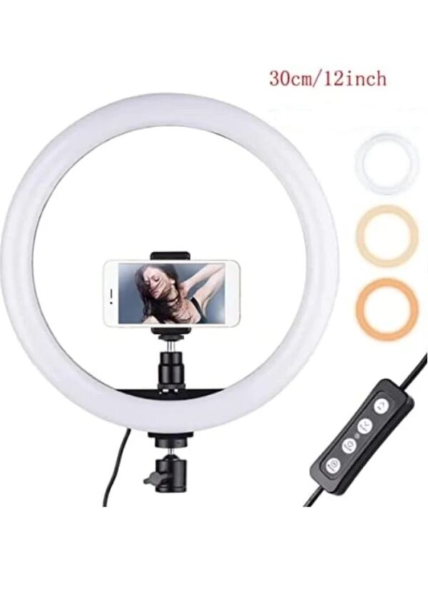 ARO DE LUZ LED USB 30CM SIN TRIPODE