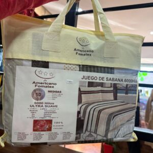 JUEGO DE SABANAS 6000 HILOS DE 2 PLAZAS