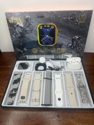 RELOJ SMARTWATCH ZT07 ULTRA 2 C/ 7 MALLAS + AURICULAR