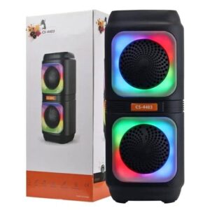PARLANTE BLUTOOTH CS-4403, REPRODUCCION DE USB/ TARJETA MICRO SD, RADIO FM