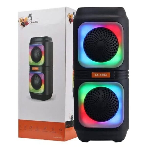 PARLANTE BLUTOOTH CS-4403, REPRODUCCION DE USB/ TARJETA MICRO SD, RADIO FM