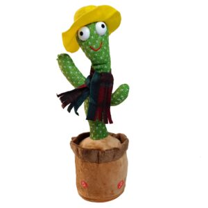 JUGUETE PELUCHE CACTUS CANTA,  BAILA Y IMITA LA VOZ