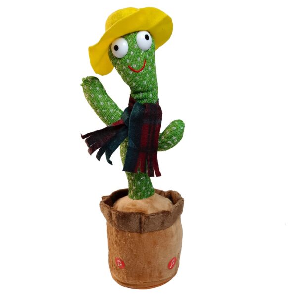 JUGUETE PELUCHE CACTUS CANTA,  BAILA Y IMITA LA VOZ