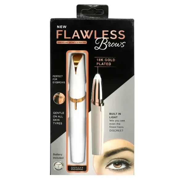 DEPILADORA FLAWLESS LAPIZ DE CEJAS A PILA