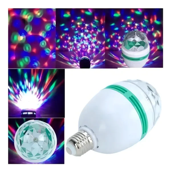 LAMPARA LED GIRATORIO MINI PARTY LIGHT - Imagen 2
