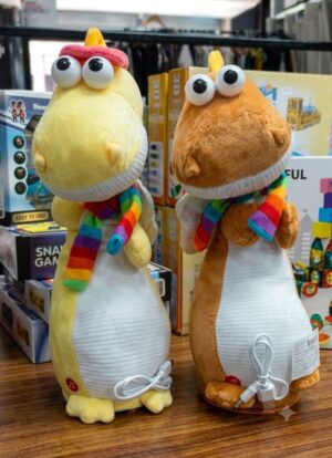 DINOSAURIO PELUCHE BAILARIN IMITA SONIDOS, CON LUCES