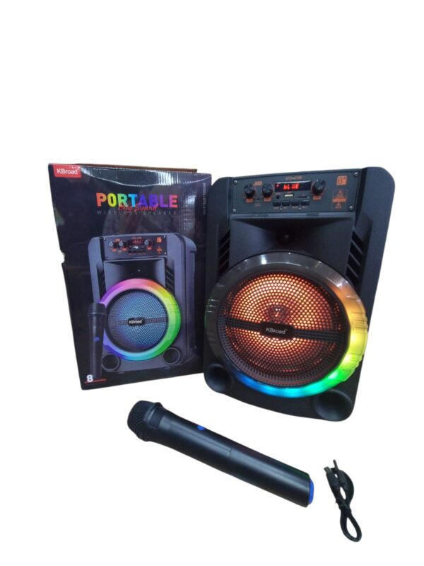 PARLANTE MODELO KBROAD + MICROFONO