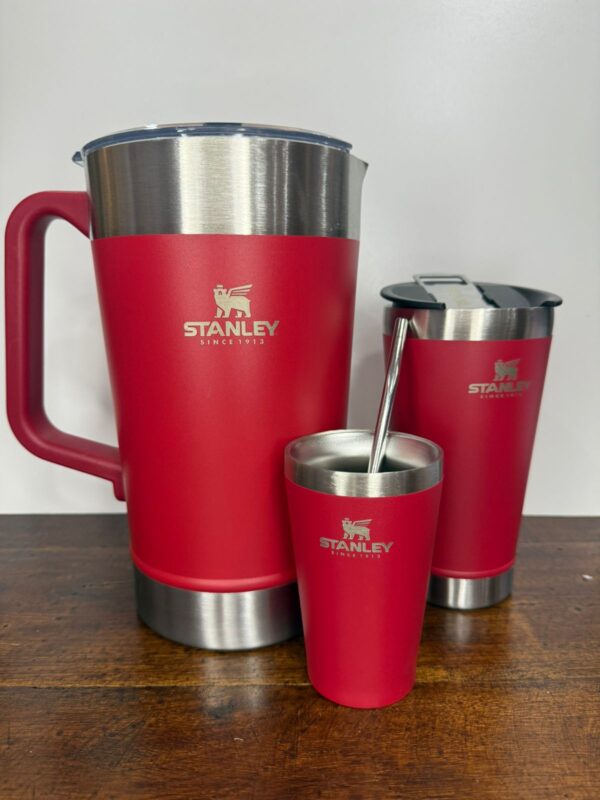 JARRA DE ACERO TERERE 2 L + 2 VASOS + BOMBILLA - Imagen 5