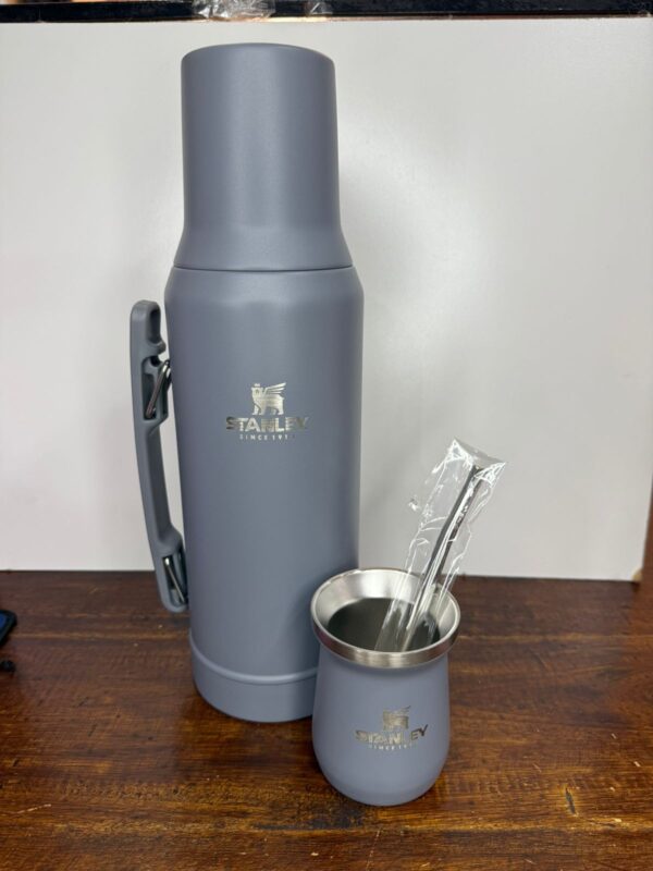 TERMO C/ PICO SEBADOR + MATE + BOMBILLA - Imagen 4