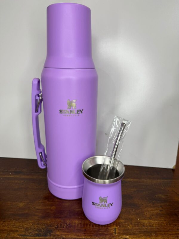 TERMO C/ PICO SEBADOR + MATE + BOMBILLA - Imagen 5