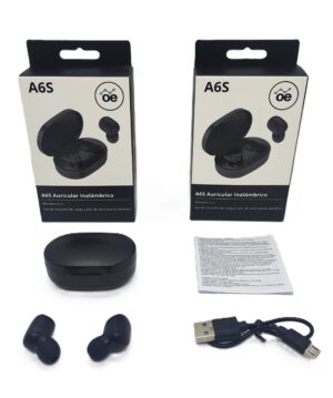 AURICULAR A6S NEGRO OE