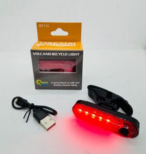 LUZ PARA BICI RECARGABLE ROJA