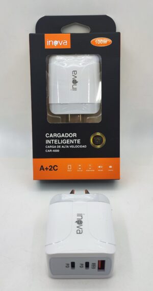 CABEZAL INOVA 100W 1 USB + 2 TC