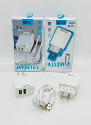 CARGADOR IBEK 3.1A TIPO C